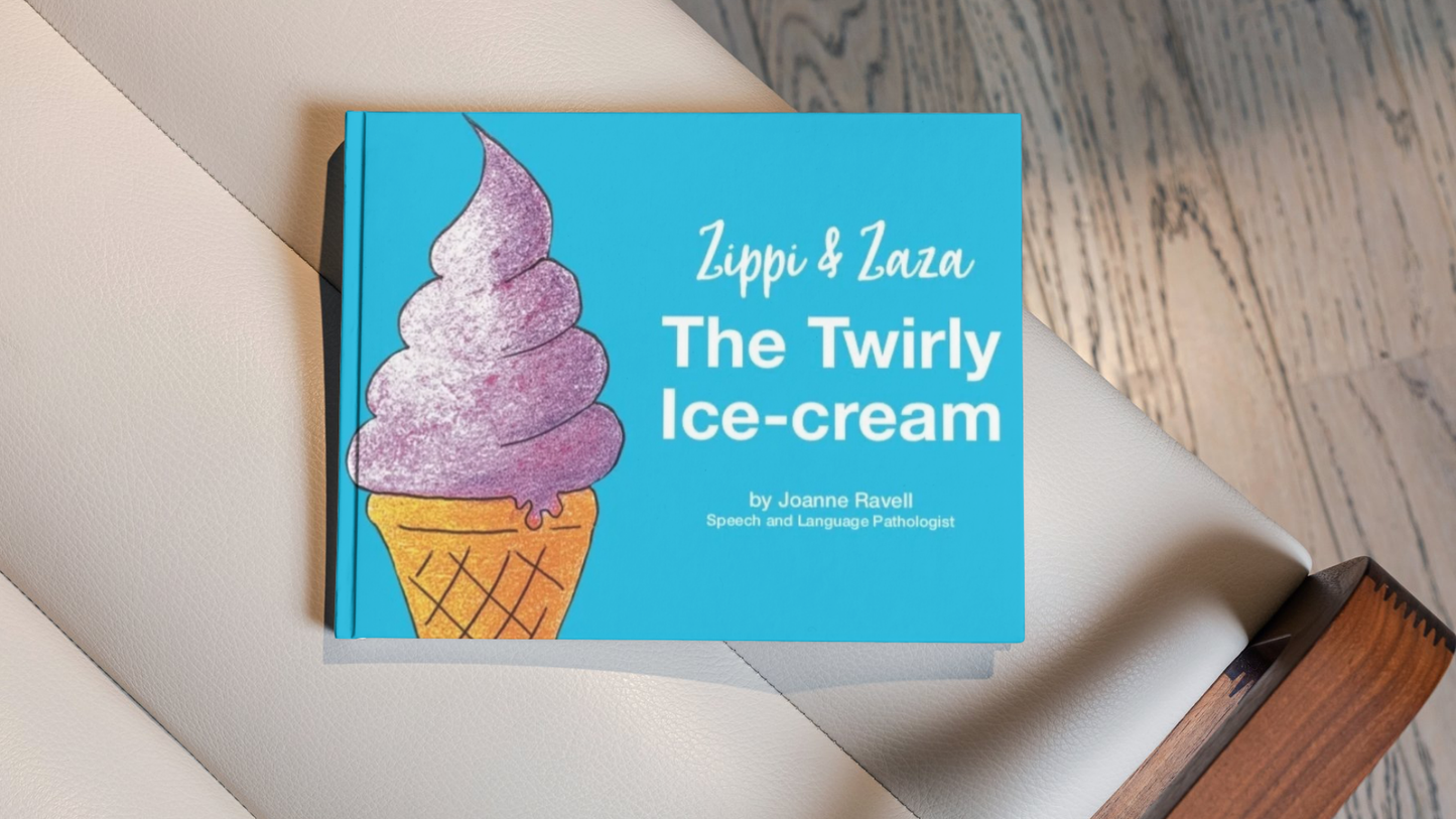 The Twirly Ice Cream HARDCOPY Storybook with Immersive Audio 🔈