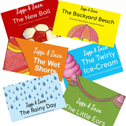 ZIPPI AND ZAZA 5 eBOOK SERIES WITH FREE AUDIO